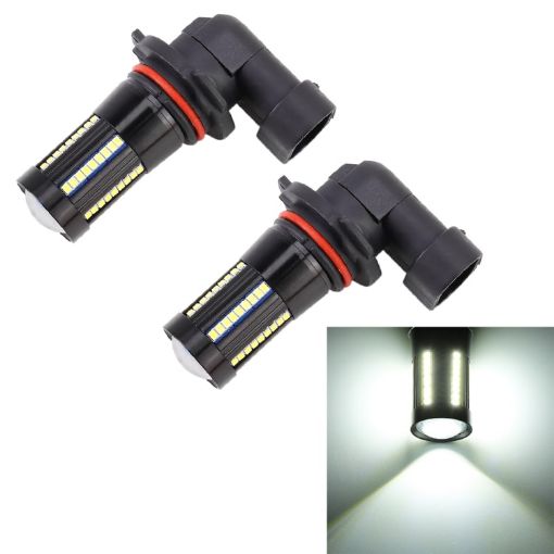 2 PCS 9006 Car Fog Light 66LEDs SMD-2016 6000K 655LM DC9-16V 8.2W - 1