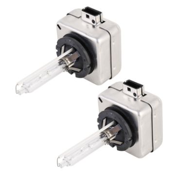 D1S 35W 3800LM 6000K HID Xenon Bulbs, 2 PCS, DC 12V White Light - 1