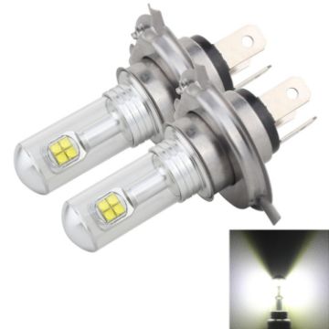 H4 40W 800LM 6000K Car Fog Lights 2PCS, 8 LEDs, DC 12V White Light - 1