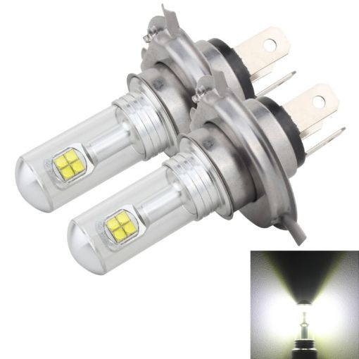 H4 40W 800LM 6000K Car Fog Lights 2PCS, 8 LEDs, DC 12V White Light - 1