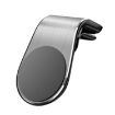 Magnetic Car Phone Holder Bracket - Silver Air Outlet Mount - 2