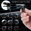 Magnetic Car Phone Holder Bracket - Silver Air Outlet Mount - 7