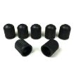 200 PCS Black Tire Valve Dust Caps for Bicycle & Car, 10mm Diameter - 2