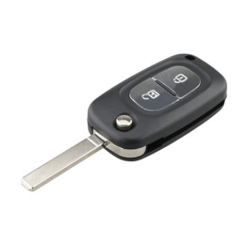 Renault Clio/Megane/Kangoo/Modus 2-Button Key Case with Foldable Blade - 1