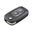 Renault Clio/Megane/Kangoo/Modus 2-Button Key Case with Foldable Blade - 3