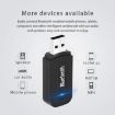 M1 Bluetooth Audio Transmitter Receiver Adapter - Portable Player Black - 6