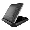 Carbon Fiber Texture Silicon Phone Holder for 3.5-6.8" Cellphones - 3