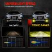 H1 Car LED Fog Light 2PCS 12W 3000K 800LM 12LEDs SMD-3030 Yellow - 7