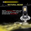 H7 Car LED Fog Light 2PCS 12V-24V 12W 3000K 800LM 12LEDs Yellow - 6