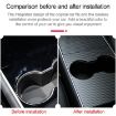 Tesla Model 3 Pre-2021 Central Control Panel Sticker Carbon Fiber Black - 7