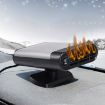 12V Car Heater & Fan, Windscreen Demister Defroster, Purification, Grey - 8
