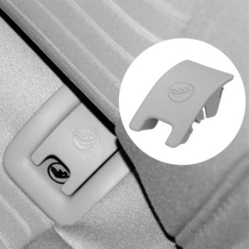 Audi A4 2009-2016 Grey Car Rear Child Seat Isofix Cover - 1