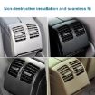 Mercedes-Benz W204 Rear AC Outlet Panel 2007-2014 Beige Left Drive - 5