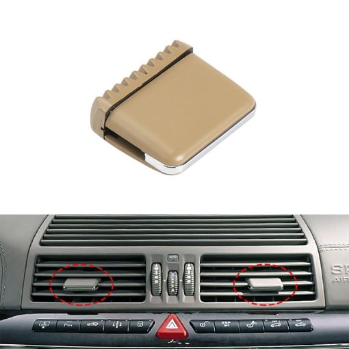 Mercedes-Benz S Class W220 Air Conditioning Switch Paddle 1998-2005 Khaki - 1
