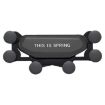 Black Car Air Outlet Gravity Mobile Phone Holder Bracket - Six-Claw Design - 2
