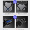 Black Car Air Outlet Gravity Mobile Phone Holder Bracket - Six-Claw Design - 9