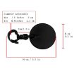 360 Adjustable Bicycle Rearview Mirror, Wide-angle Handlebar Mount - 3