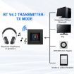 BM5 2 in 1 Bluetooth 4.2 Transmitter & Receiver - Wireless Audio Adapter - 9