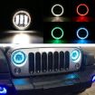 2 PCS 12V-30V 30W 1440LM 12LED 4" Car Fog Light White Background - 9
