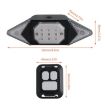 Rechargeable USB Bicycle Turn Light with Wireless Remote Control Tail Light - 2