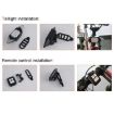 Rechargeable USB Bicycle Turn Light with Wireless Remote Control Tail Light - 6
