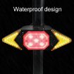 Rechargeable USB Bicycle Turn Light with Wireless Remote Control Tail Light - 7