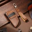 BMW Blade Style Cowhide Leather Key Cover - Brown Key Case - 2