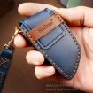 BMW Blade Style Cowhide Leather Key Cover - Brown Key Case - 5