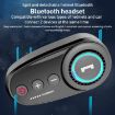 K10 Motorcycle Bluetooth Helmet Headset with Carbon Fiber Microphone - 2