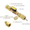 R410A R22 Spool Remover Tool with Dual SAE 1/4 & 5/16 Ports - 3