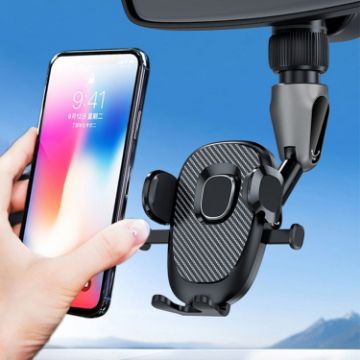 360 Rotating Car Phone Holder - Big Clip Mobile Mount - 1