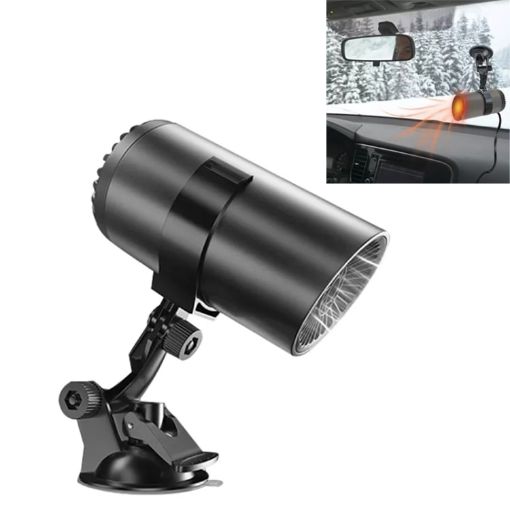 12V Car High-Power Cylinder Heater Defogger Defroster with Holder - 1