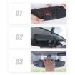 SHUNWEI SD-2414 Car Anti-glare Rear-view Mirror 244x90mm - 4