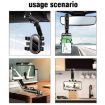 Green Multifunctional Car Sun Visor & Rear Seat Phone Holder - 7