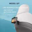 Grey Multifunctional Car Sun Visor & Rear Seat Phone Holder - 5