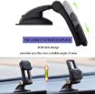 Black Magnetic Phone Holder for Car Dashboard & Console - Suction Cup - 4