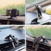 Black Magnetic Phone Holder for Car Dashboard & Console - Suction Cup - 6