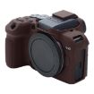 Canon EOS R10 Soft Silicone Protective Case - Coffee Color Cover - 1