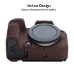 Canon EOS R10 Soft Silicone Protective Case - Coffee Color Cover - 7