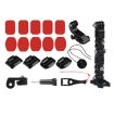 Cycling Helmet Mount Set for GoPro, Insta360, DJI - J-Hook & Adapter - 2