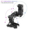 Cycling Helmet Mount Set for GoPro, Insta360, DJI - J-Hook & Adapter - 3