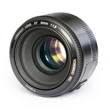 YONGNUO YN50MM F1.8C Auto Focus Lens for Canon EF Mount - Black - 1