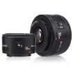 YONGNUO YN50MM F1.8C II Auto Focus Lens for Canon EF Mount (Black) - 1