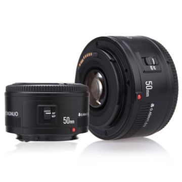 YONGNUO YN50MM F1.8C II Auto Focus Lens for Canon EF Mount (Black) - 1
