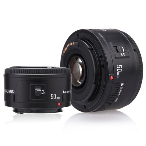 YONGNUO YN50MM F1.8C II Auto Focus Lens for Canon EF Mount (Black) - 1