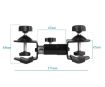 C-Type 2 in 1 Camera Umbrella Holder Clip Clamp for Tripod & Light Stand - 5