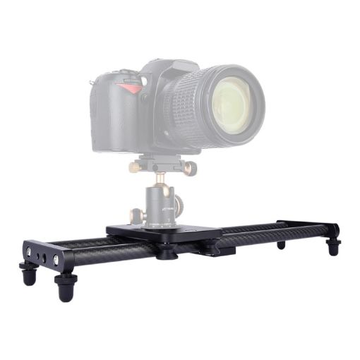 YELANGU L40T 40cm Carbon Fiber Slide Rail Track for SLR/Video Cameras - 1