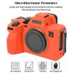 Sony ILCE-7RM5 Alpha 7R V Soft Silicone Protective Case Orange - 3