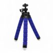Blue Mini Octopus Flexible Foam Tripod with Phone Clamp & Remote Control - 2