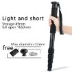 BEXIN MAS325 Portable DSLR Camera Monopod Holder - Aluminum Alloy, Black - 2